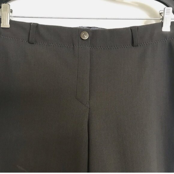 TUFFRIDER Ribbed Breeches NWT 32R Lowrise Pull On Dark Charcoal - Picture 7 of 9